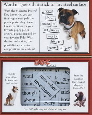 Dog Lover Magnetic Word Kit