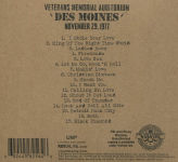 Alternative view 2 of Off the Soundboard: Live in Des Moines, IA, November 29, 1977