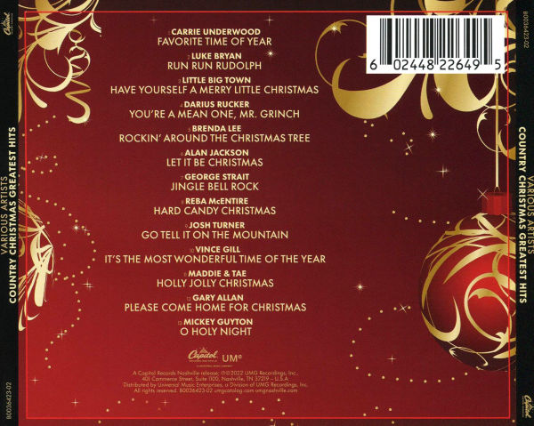 Country Christmas Greatest Hits [2022]