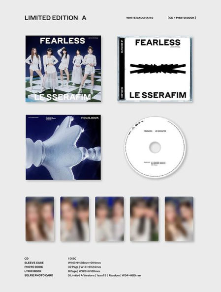 lesserafim fearless CD トレカ　日本盤 Fearless [Japanese Limited Edition A] by LE SSERAFIM | CD