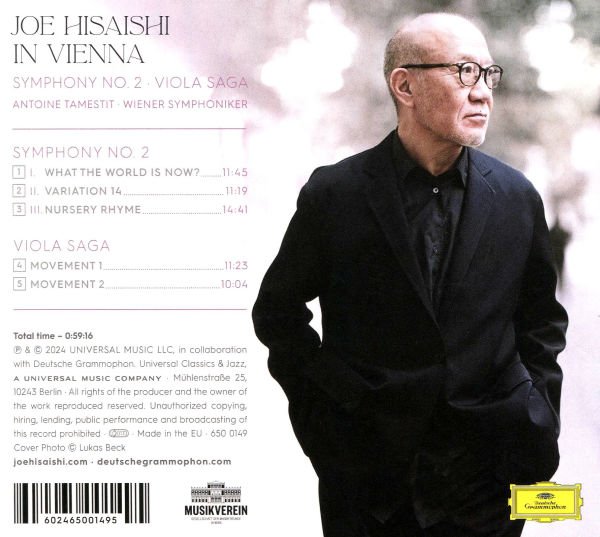 Joe Hisaishi Vienna: Symphony No. 2; Viola Saga