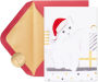 Holiday Boxed Cards Handmade Santa Hat Kitty