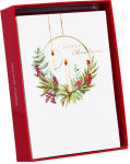 Alternative view 6 of Holiday Boxed Cards Handmade Wreath And Candle