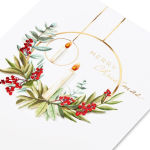 Alternative view 5 of Holiday Boxed Cards Handmade Wreath And Candle