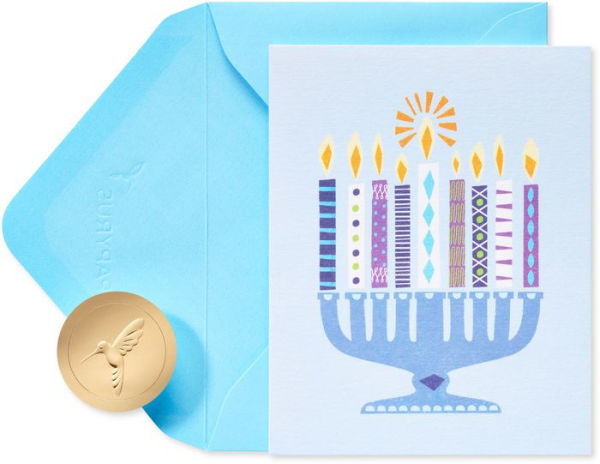 Holiday Boxed Cards Prelude Modern Menorah