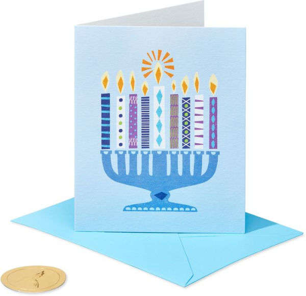 Holiday Boxed Cards Prelude Modern Menorah