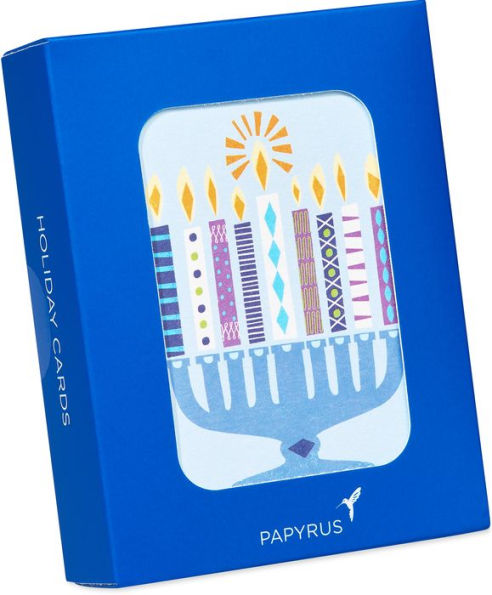 Holiday Boxed Cards Prelude Modern Menorah