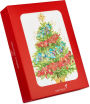 Alternative view 5 of Holiday Boxed Cards Aria Ombre Tree