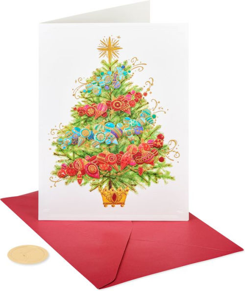 Holiday Boxed Cards Aria Ombre Tree by PAPYRUS Barnes & Noble®