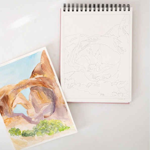 US National Parks Watercolor Book
