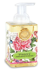 Title: Peony Foaming Hand Soap Dispenser 17.8 oz, Author: Michel Design Works