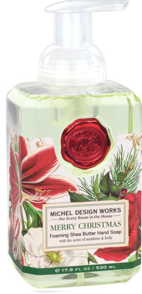 Merry Christmas Winter Floral Scented Hand Soap - 17.8 Fluid Oz