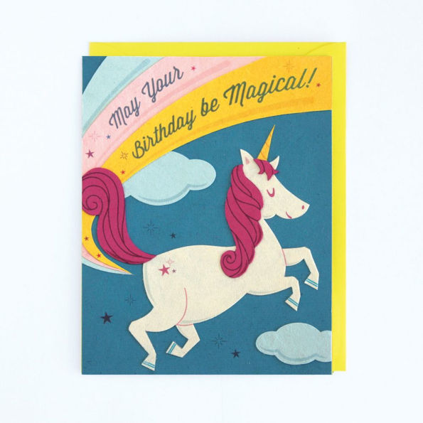 Magical Unicorn Birthday Card