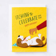 Title: Itching to Celebrate Birthday Card