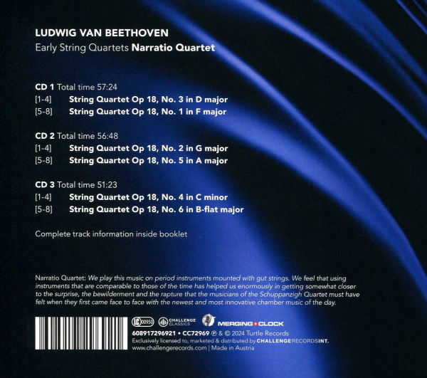 Ludwig Van Beethoven: Early String Quartets