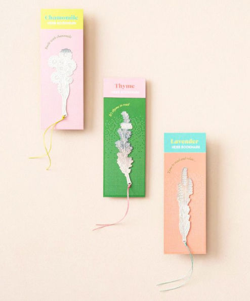Thyme, Chamomile, Lavender Bookmarks, Assorted