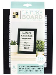 Title: DCVW Letterboard 5 x 7 White with Black Frame