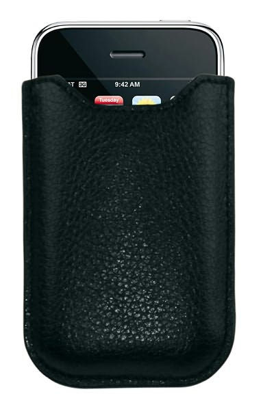 Black Pebble Grain iPhone Case for 3G and 4