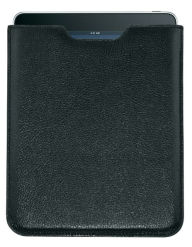 Title: Black Pebble Grain iPad Case