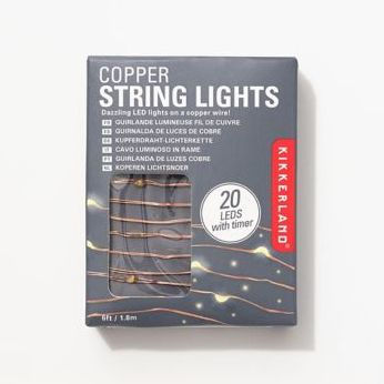 Copper String Lights Battery Operated