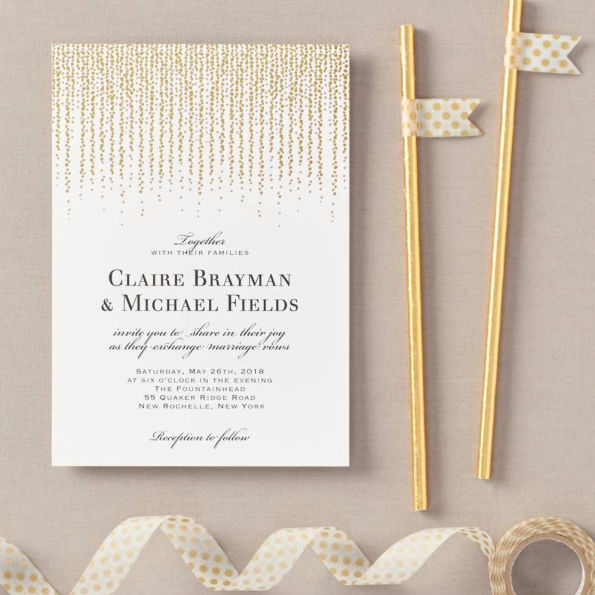 Gold Paper Straws