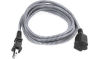 Braided Extension Cord Black