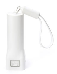 Rescue Flashlight Power Bank in White