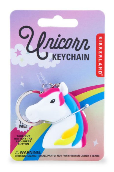 Unicorn LED Keychain
