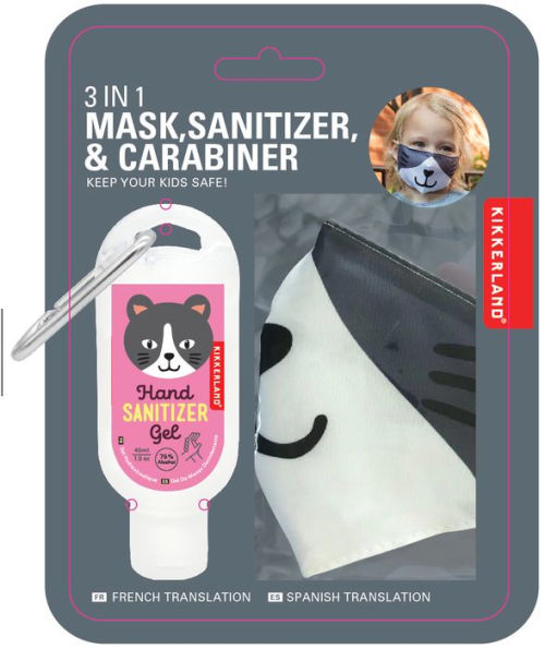 Cat Mask and Sanitizer