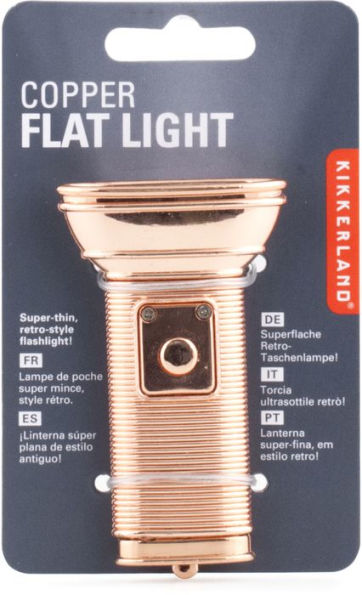 Copper Flat Flashlight