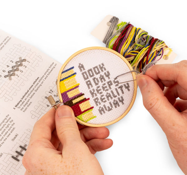 A Book a Day Mini Cross Stitch Kit