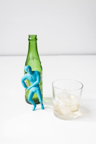 Luchador Bottle Opener - Blue