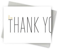 A Big Thank You Card