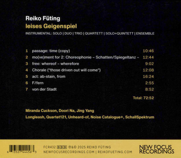 Reiko Füting: distantViolinSound