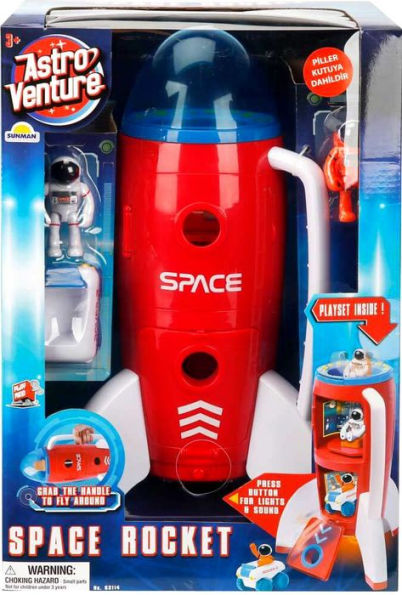 Astro Venture Space Rocket Toy - Light and Sound Space Exploration