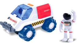 Alternative view 2 of Astro Venture Space Playset Toy - Space Rover Shuttle and Space Station - Light and Sound Space Exploration