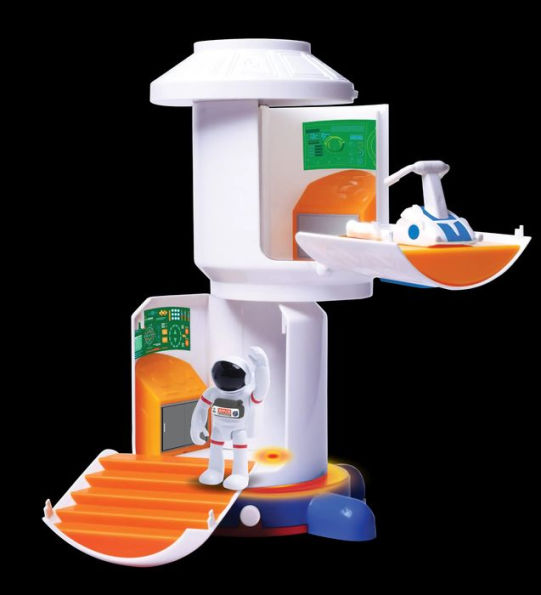 Astro Venture Space Playset Toy - Space Rover, Shuttle, and Space Station - Light and Sound Space Exploration