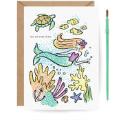 Friendship Greeting Card You Are Pure Magic (Mermaid)