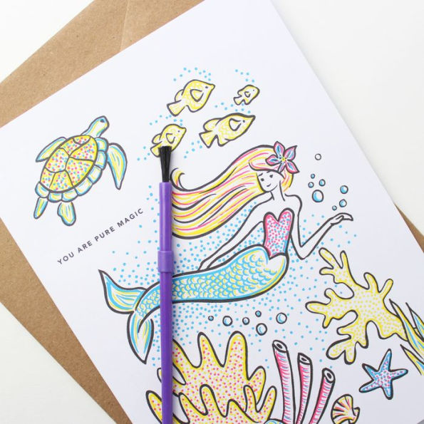 Friendship Greeting Card You Are Pure Magic (Mermaid)