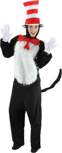 Title: Dr. Seuss Cat in Hat Deluxe Adult Costume: S/M (6-8), Author: Buy Seasons