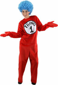 Title: Dr. Seuss Thing 1 and 2 Adult Costume: S/M (6-8), Author: Buy Seasons