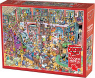 Title: Bookshop Bedlam 1000 Piece Puzzle-B&N Exclusive