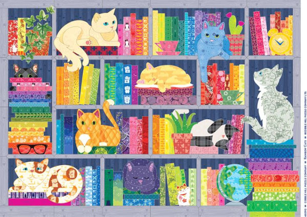 2024 USA Jigsaw Puzzle- Rainbow Cats 500 Piece Puzzle