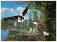 Title: Outset Media Games OM51737 Nesting Eagles 1000 piece Puzzle