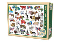 Title: Cobble Hill Cow Parade Puzzle - 1,000 Pieces