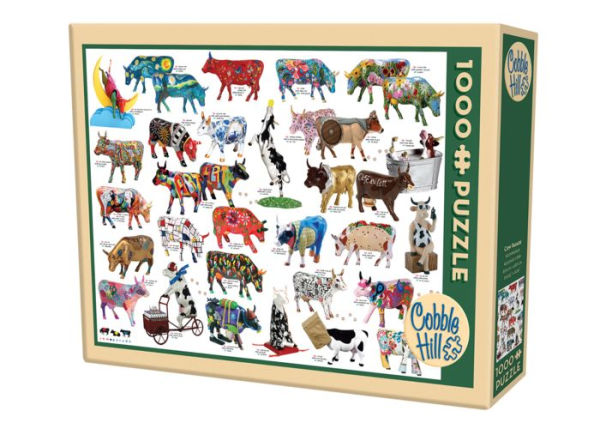 Cobble Hill Cow Parade Puzzle - 1,000 Pieces