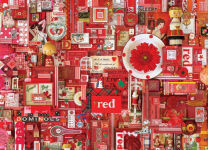 Alternative view 2 of Cobble Hill All Things Red Puzzle - 1,000 Pieces