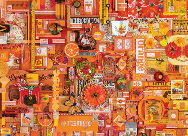 Cobble Hill All Things Orange Puzzle - 1,000 Pieces