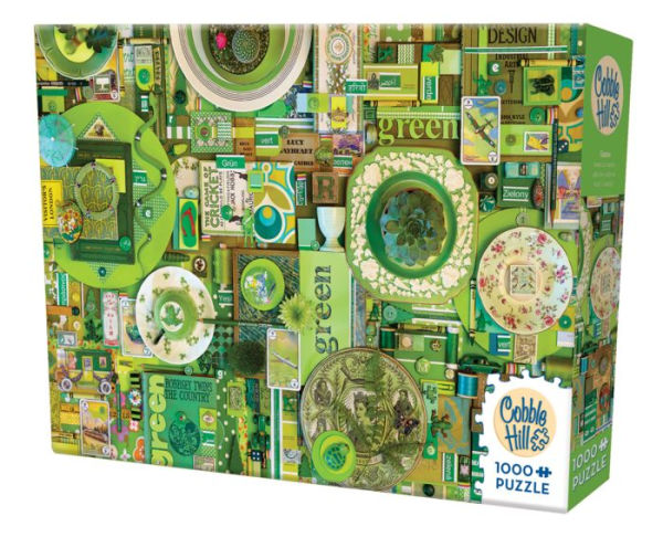 Cobble Hill All Things Green Puzzle - 1,000 Pieces