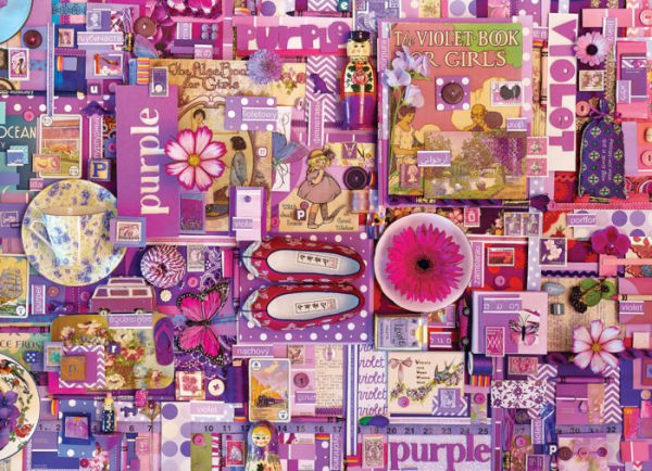 Cobble Hill All Things Purple Puzzle - 1,000 Pieces